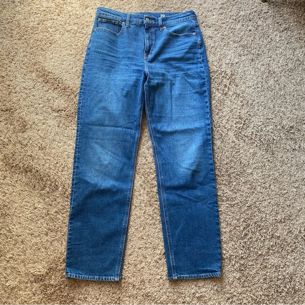 J Crew full length 90’s classic straight jeans in skater wash